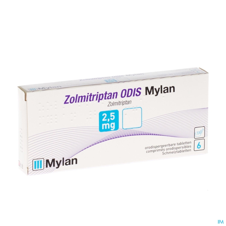 Zolmitriptan Odis Mylan Orodisp.tabl 6 X 2,5mg