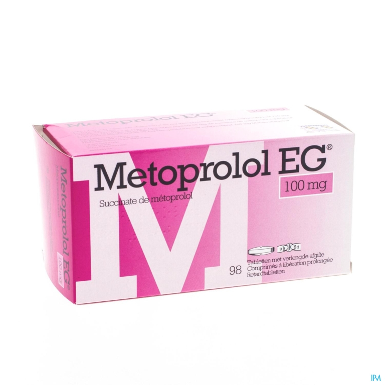 Metoprolol 100Mg EG Comp Verlengde Afgif  98X100Mg