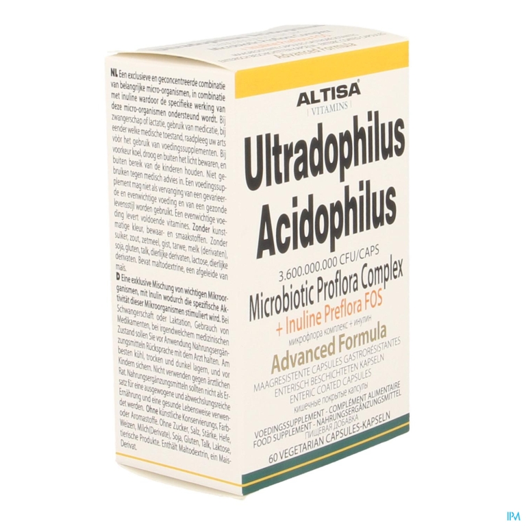 Altisa Ultradophil.acidoph.+inuline Adv. V-caps 60