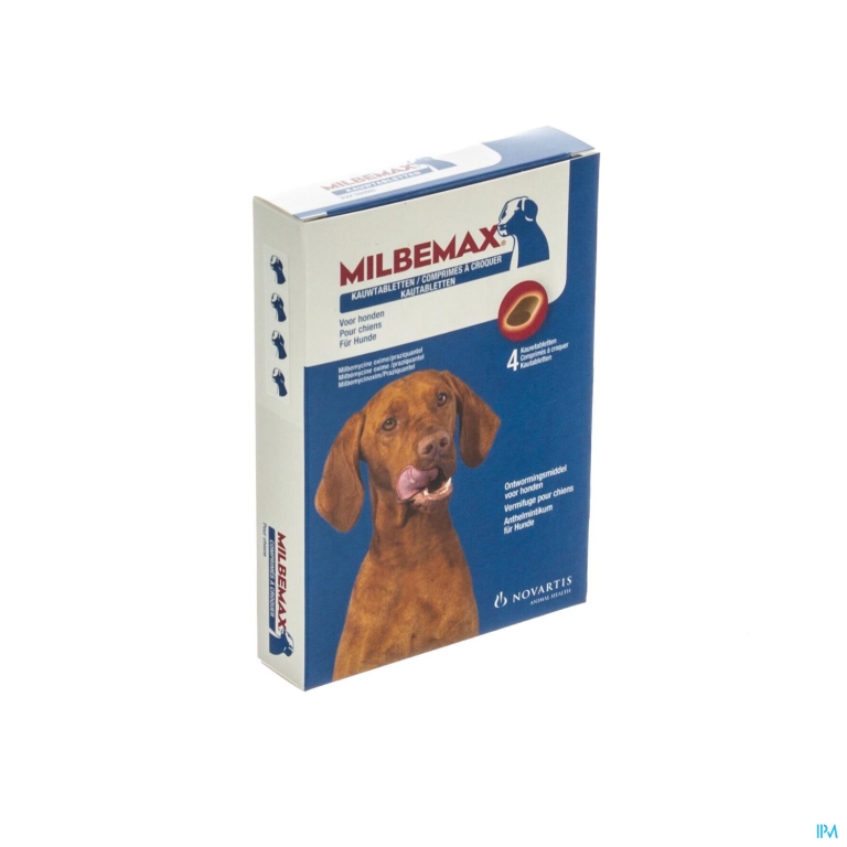 Milbemax Hond Kauwtabletten 1×4