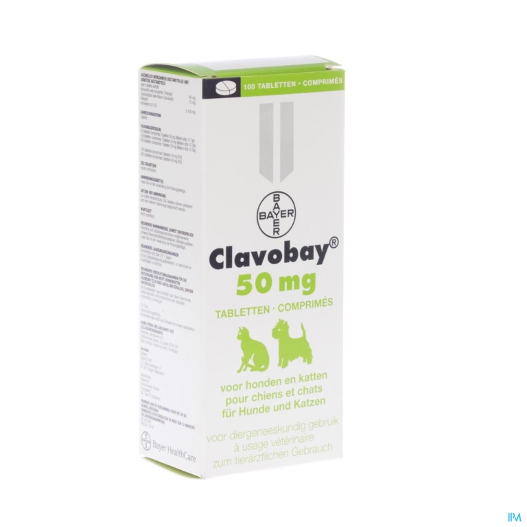 Clavobay 50mg Tabl 100