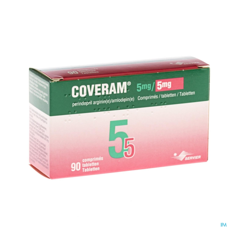 Coveram 5mg/ 5mg Pi Pharma Comp 90 Pip