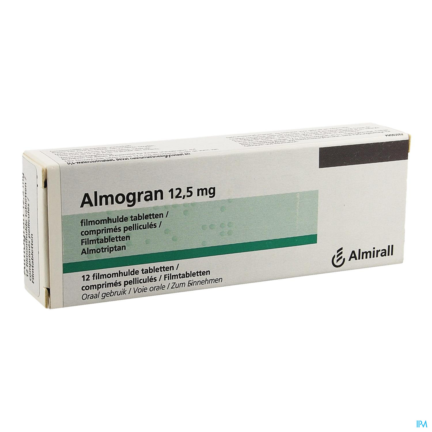 Almogran Pi Pharma 12,5mg Filmomh Tabl 12 Pip
