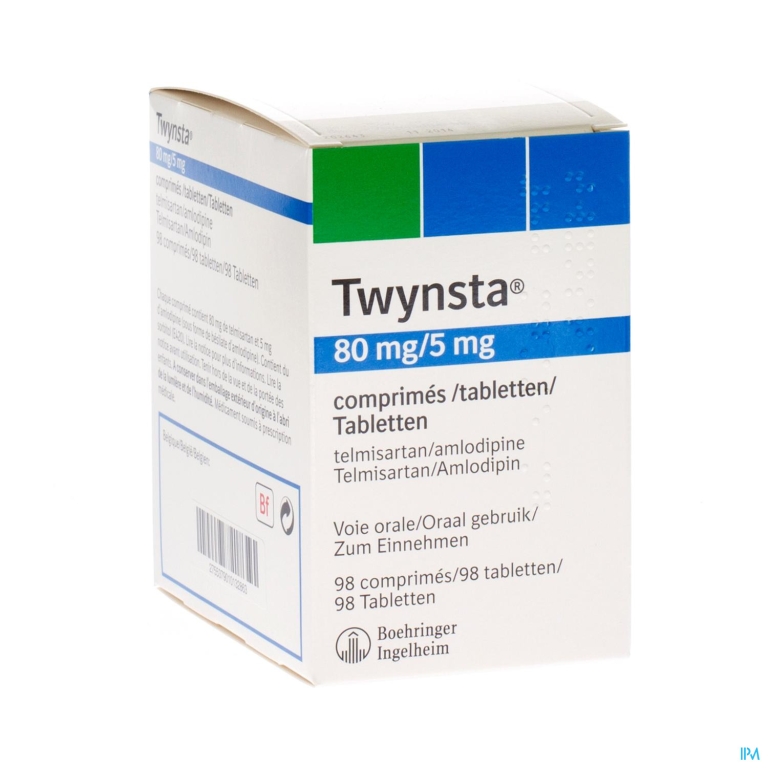 Twynsta 80mg/ 5mg Comp 98 X 80mg