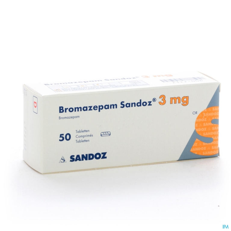 Bromazepam Sandoz Comp 50 X 3mg