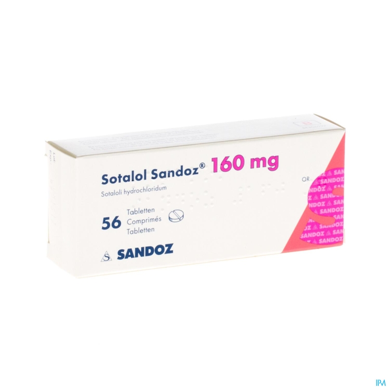 Sotalol Sandoz Comp 56 X 160mg