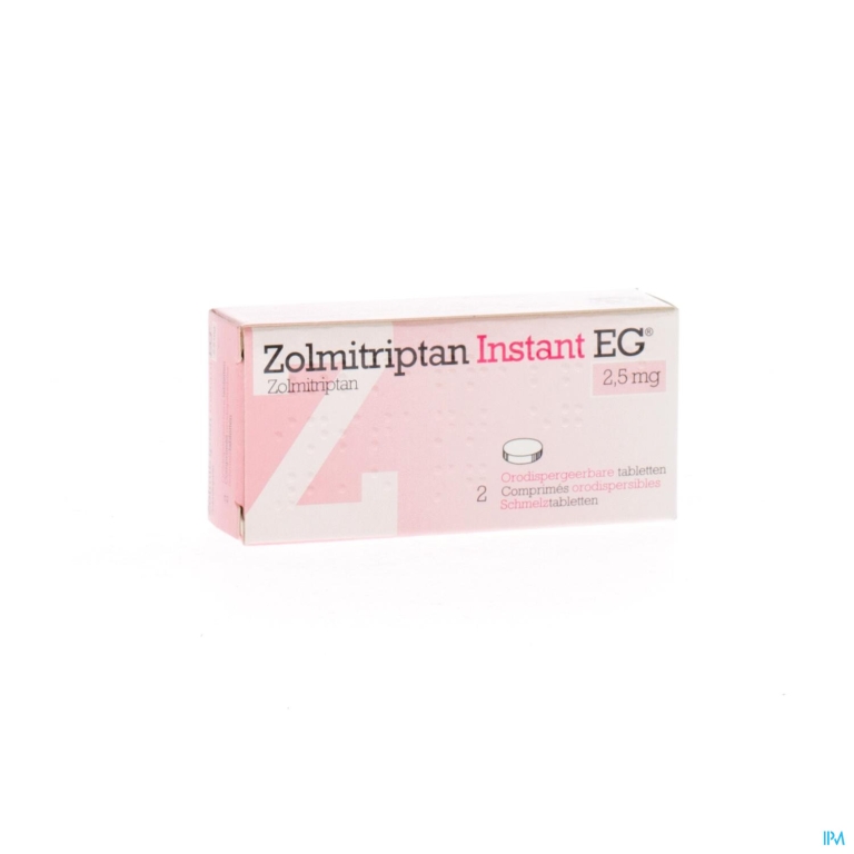 Zolmitriptan Instant EG 2,5 Mg Comp Orodisp  2