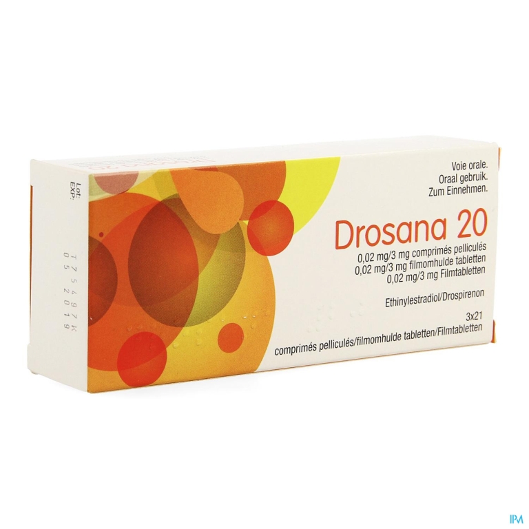 Drosana 20 0,02mg/3mg Filmomh Tabl 3 X 21