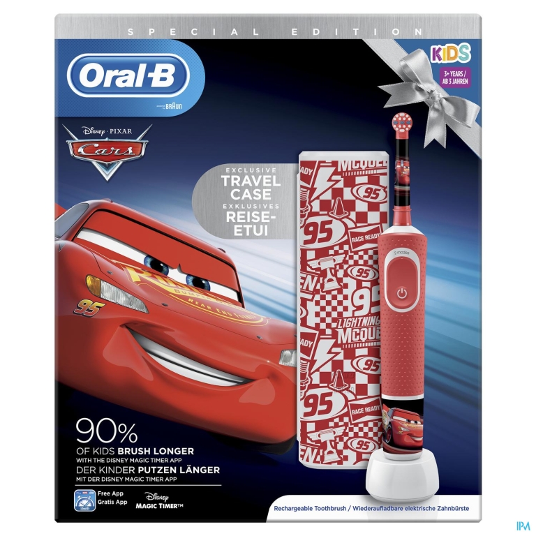 Oral-b D100 Cars + Travelcase Gratis