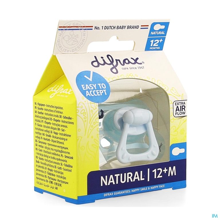 Difrax Fopspeen Natural 12+ M Boy