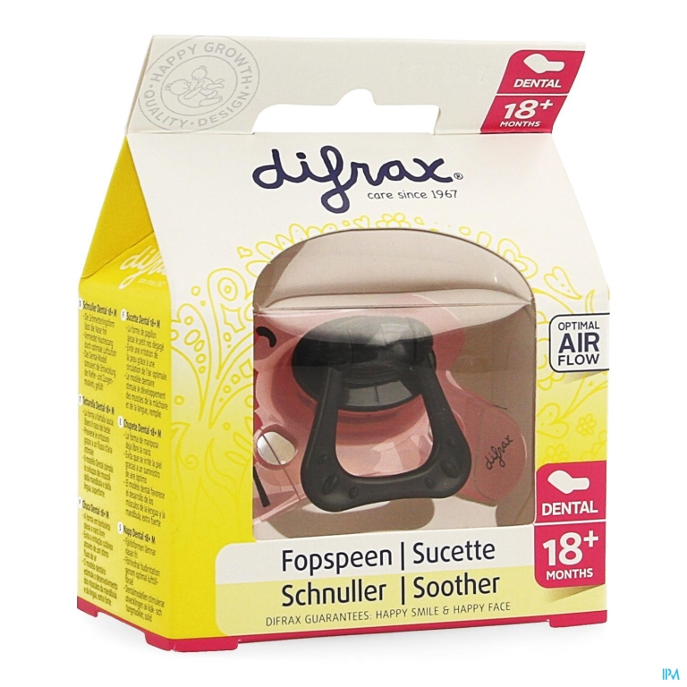 Difrax Fopspeen Sil Dental Xtr Sterk Girl +18m 342