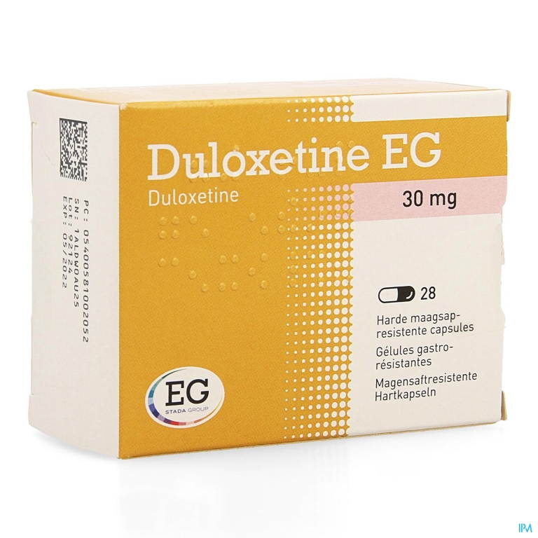 Duloxetine EG 30Mg Maagsapresist Caps 28