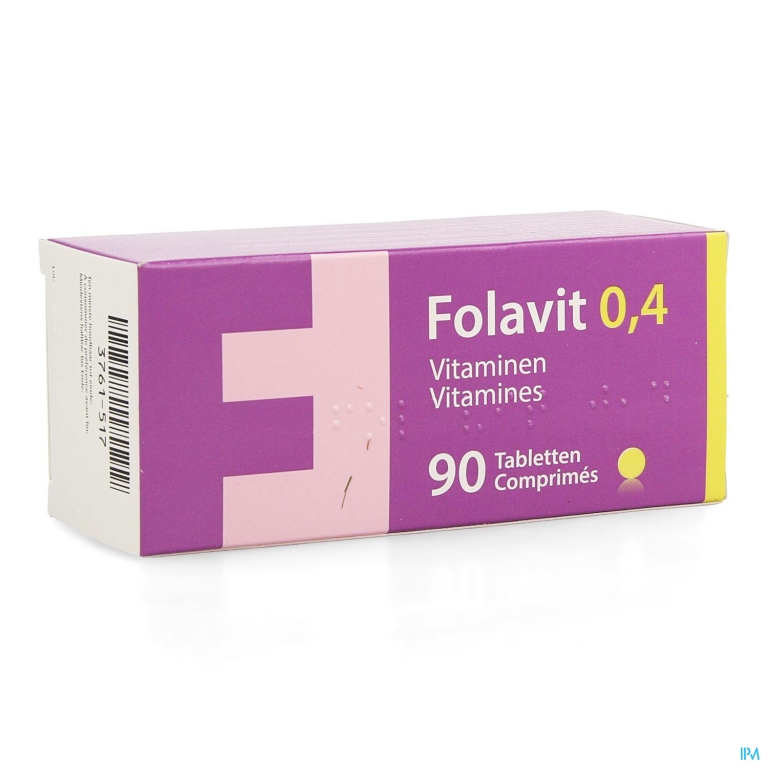Folavit 0,4mg Comp 90×0,4mg Nf Cnk 4421-087