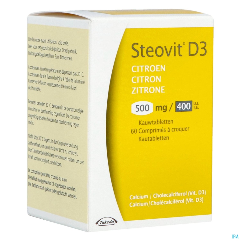 Steovit D3 500mg/400ie Comp 60