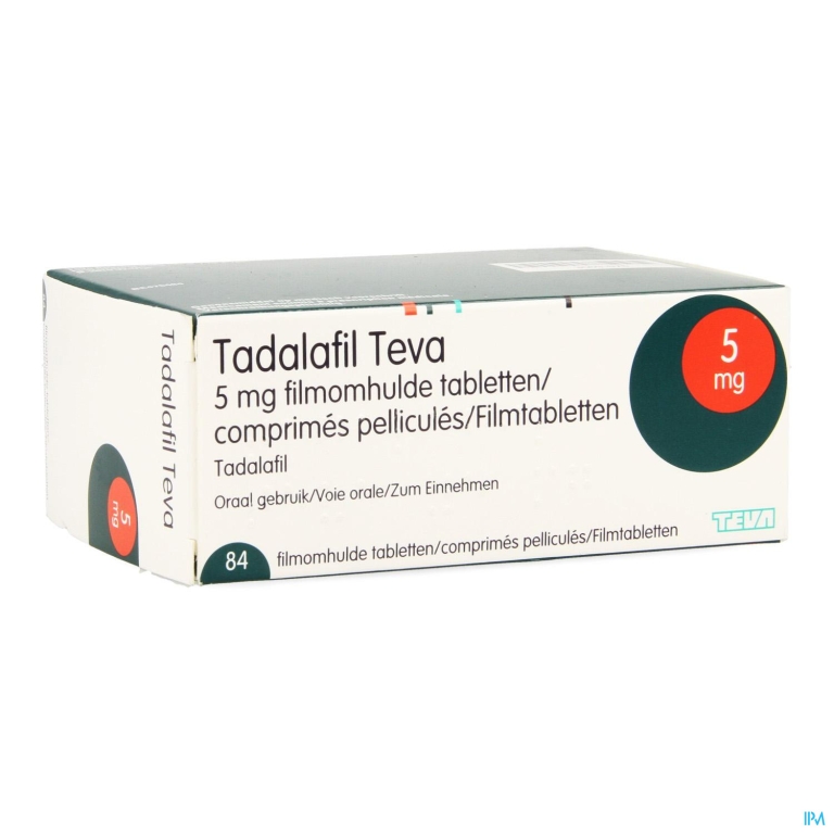 Tadalafil Teva Filmomh Tabl 84 X 5,0mg