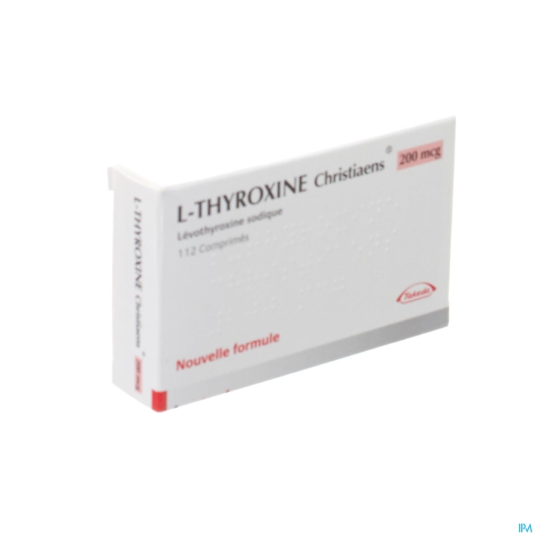 l Thyroxine Christiaens Comp 112×0,200mg