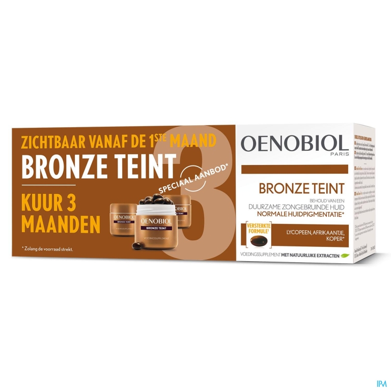 Oenobiol Bronze Teint Caps 3×30