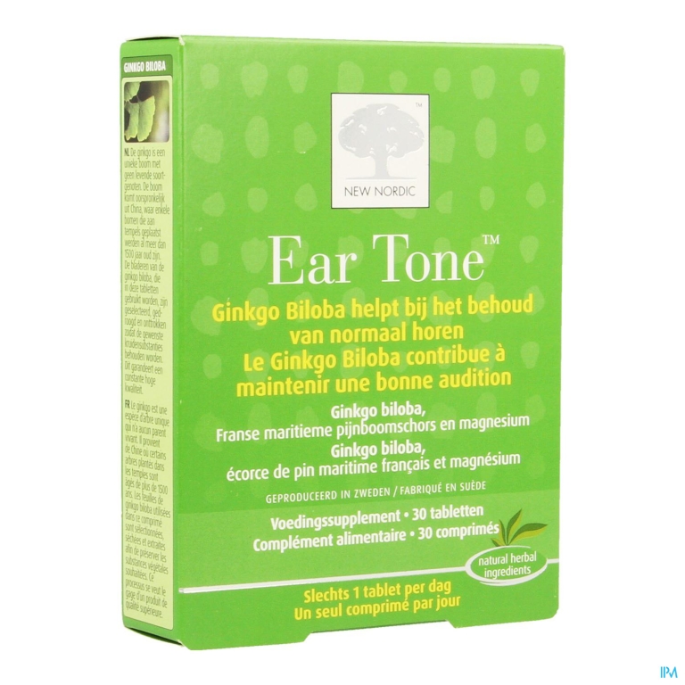 New Nordic Ear Tone Gehoor Evenw. Zenuwen Tabl 30