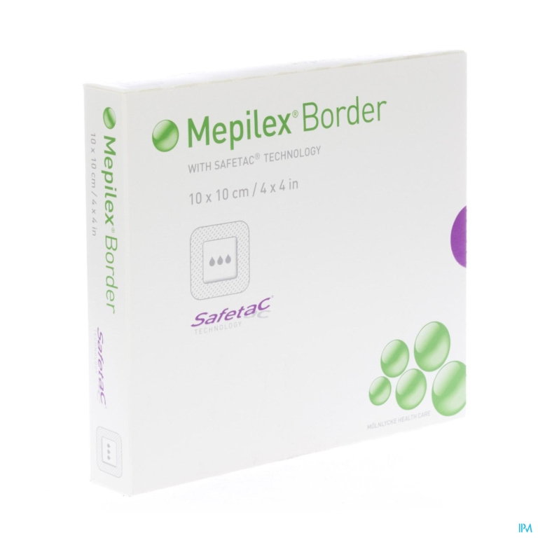 Mepilex Border Sil Adh Ster Nf 10,0×10,0 5 295300