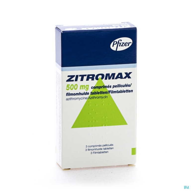 Zitromax 500mg Filmomh Tabl 3 X 500mg