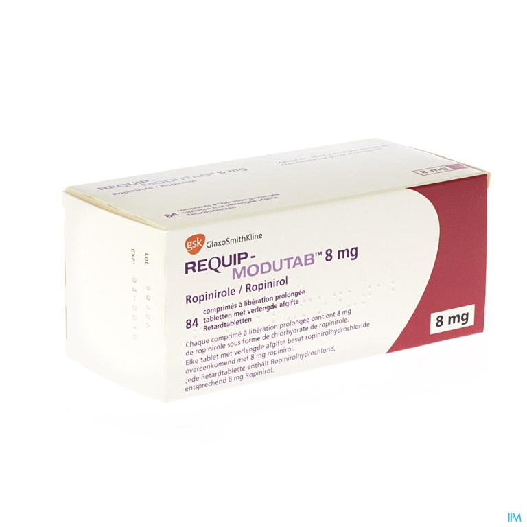 Requip Modutab Comp 84 X 8,0mg