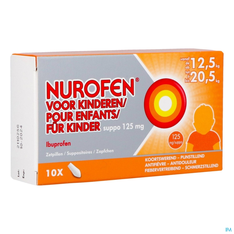 Nurofen Kind 125mg Suppo 10x125mg