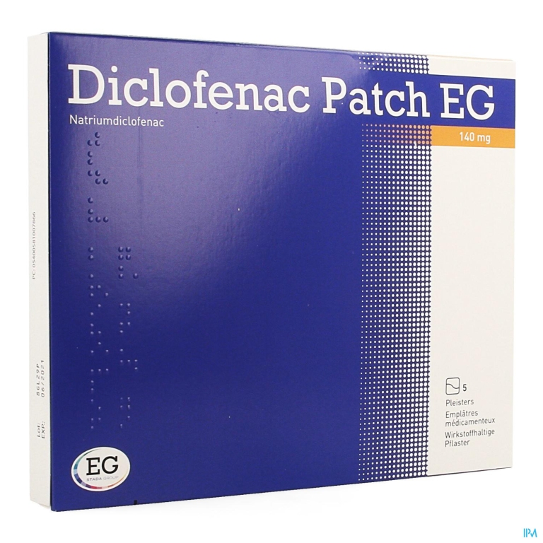 Diclofenac Patch EG 140Mg Pleister  5