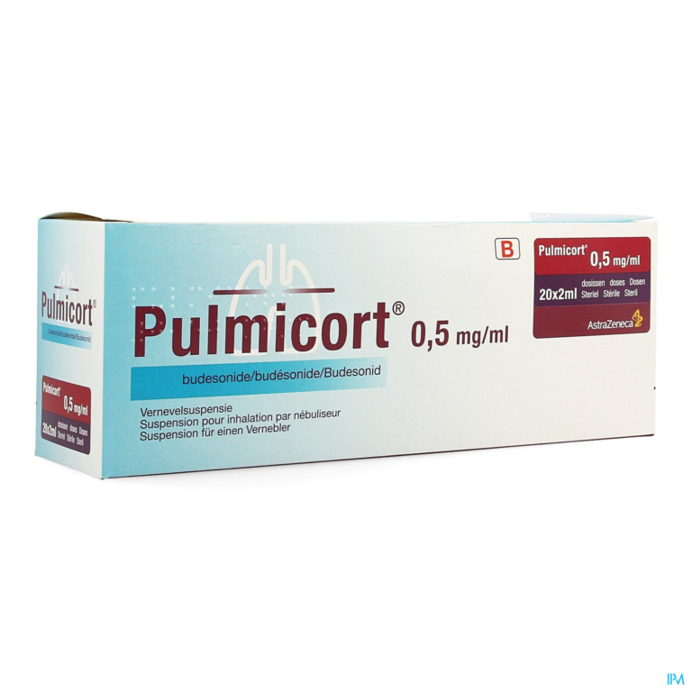 Pulmicort Pi Pharma Dos Neb 0,50mg/ml 20x2ml Pip