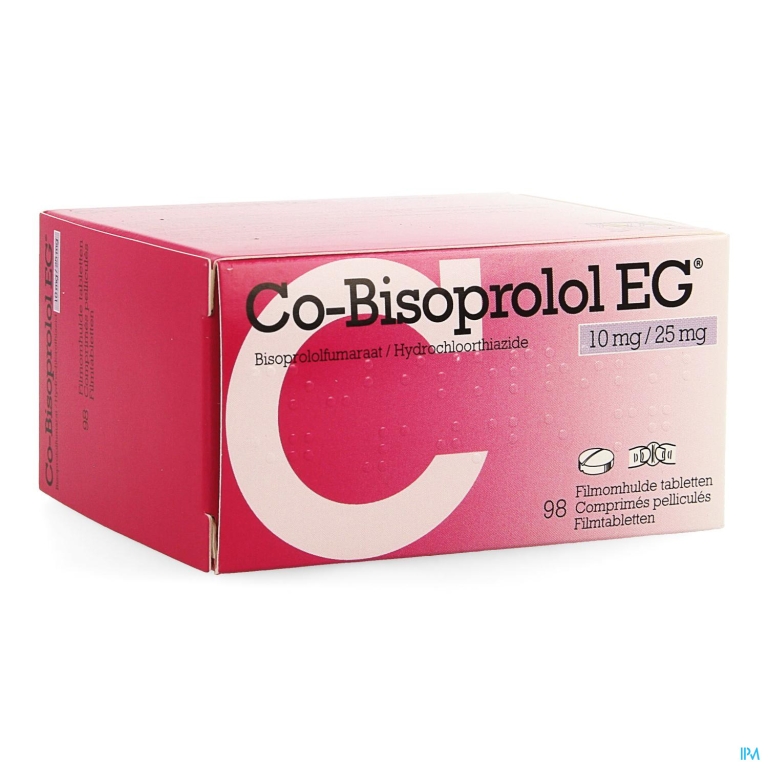 Co Bisoprolol EG 10Mg/25Mg Tabl 98