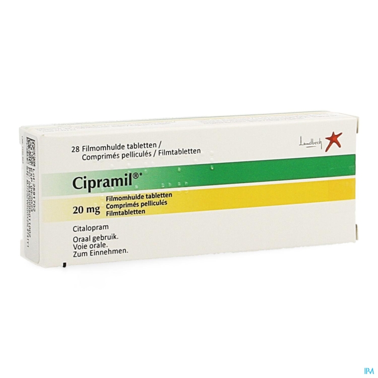 Cipramil Impexeco Comp Pell 28 X 20mg Pip