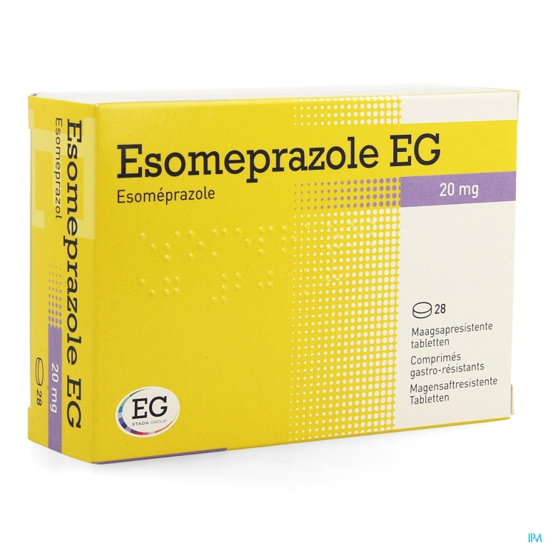 Esomeprazole EG 20Mg Maagsapr Tabs 28X20Mg