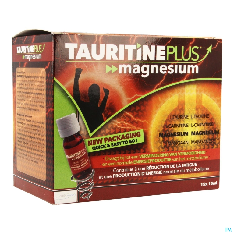 Tauritine Plus Magnesium Amp 15x15ml Credophar