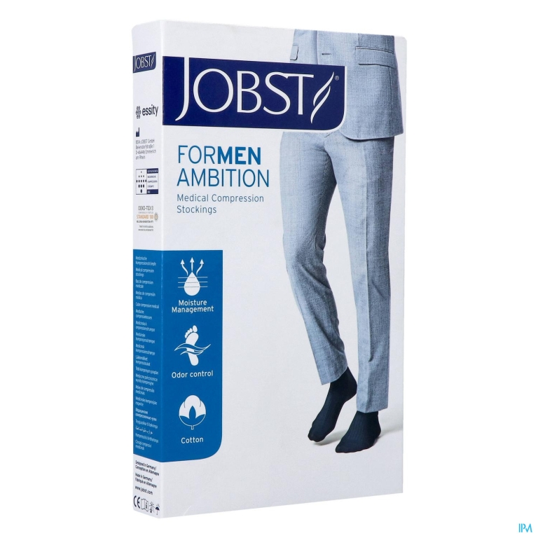 Jobst For Men Ambition Kl2 Ad Regular Black Vi 1p