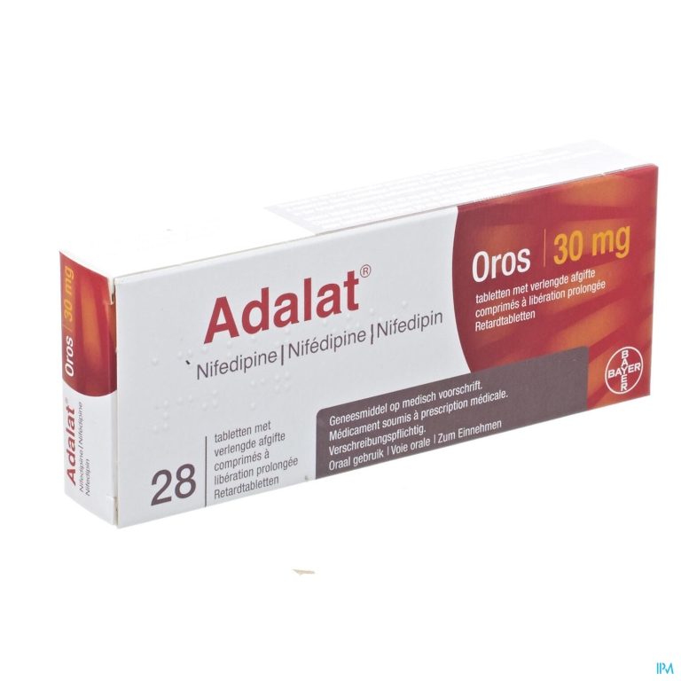 Adalat Oros Pi Pharma Comp 28 X 30mg Pip