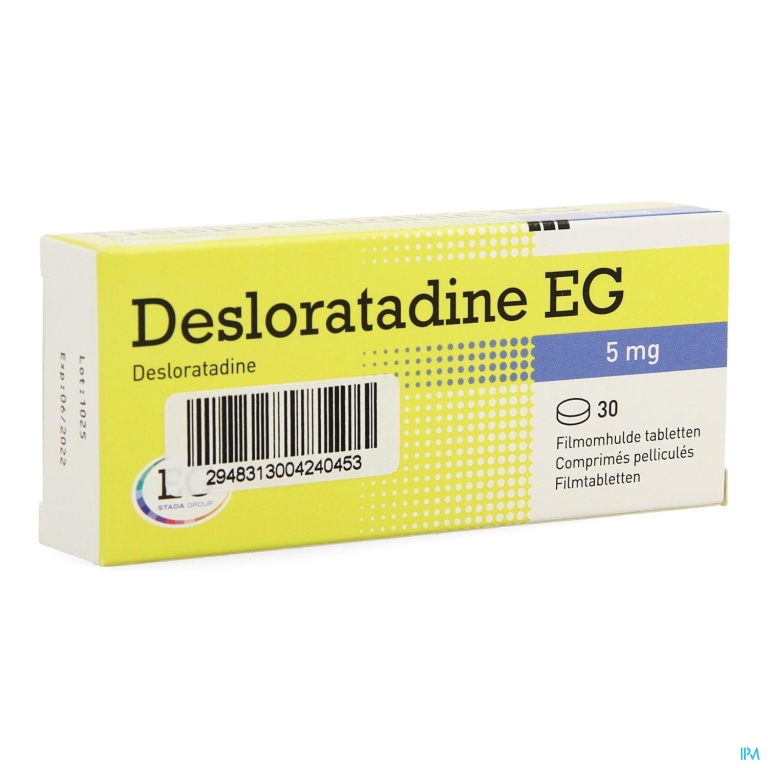 Desloratadine EG  5 Mg Filmomh Tabl  30 X  5 Mg