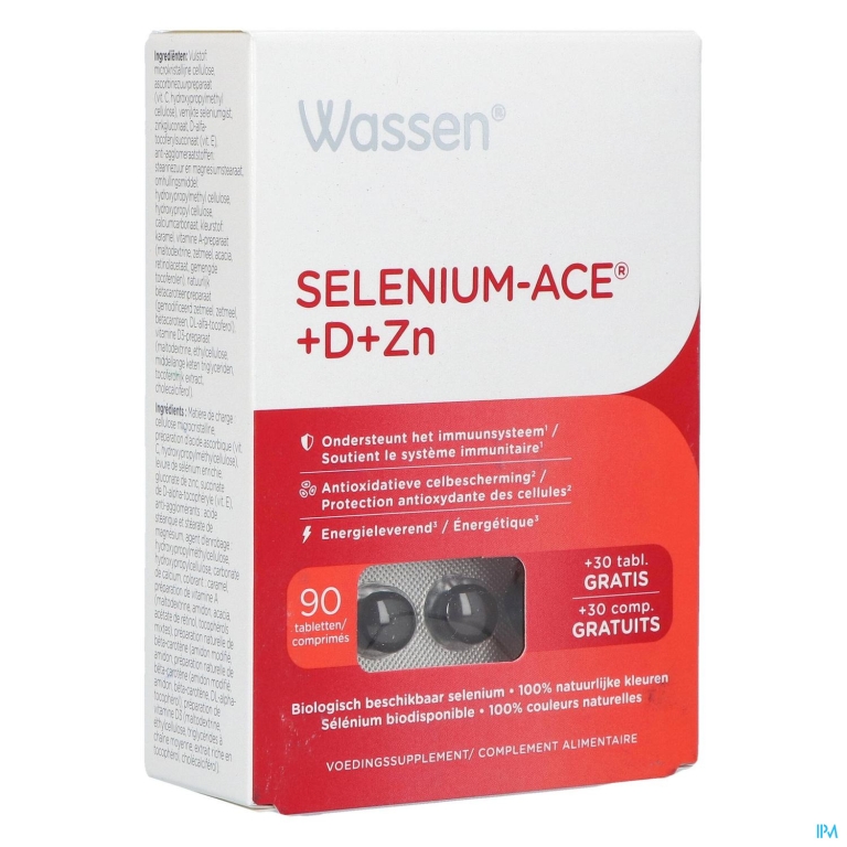 Selenium-ace+d+zn Comp 90 + Comp 30 Gratis Revogan