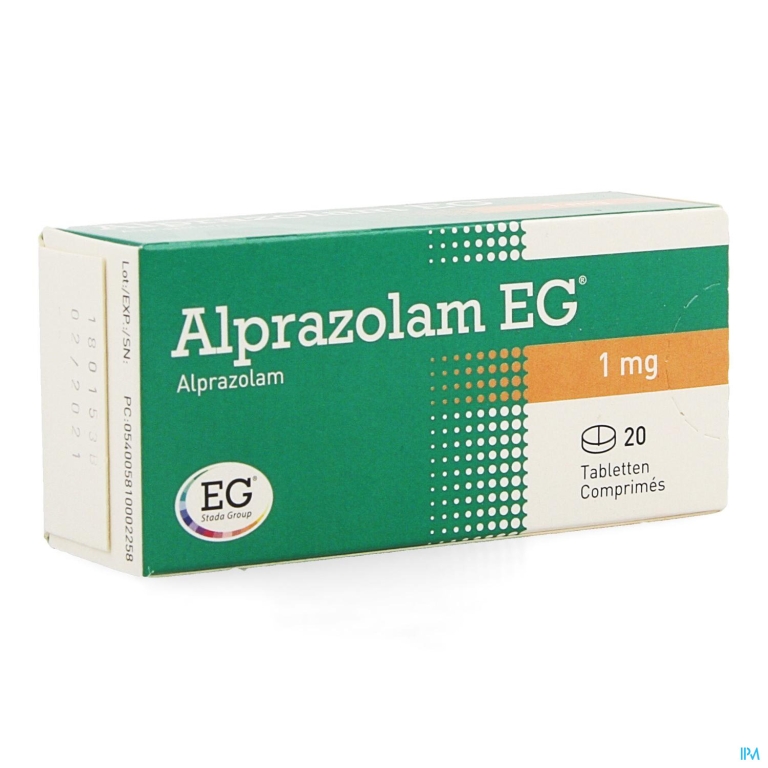 Alprazolam EG        Tabl 20X1,00Mg