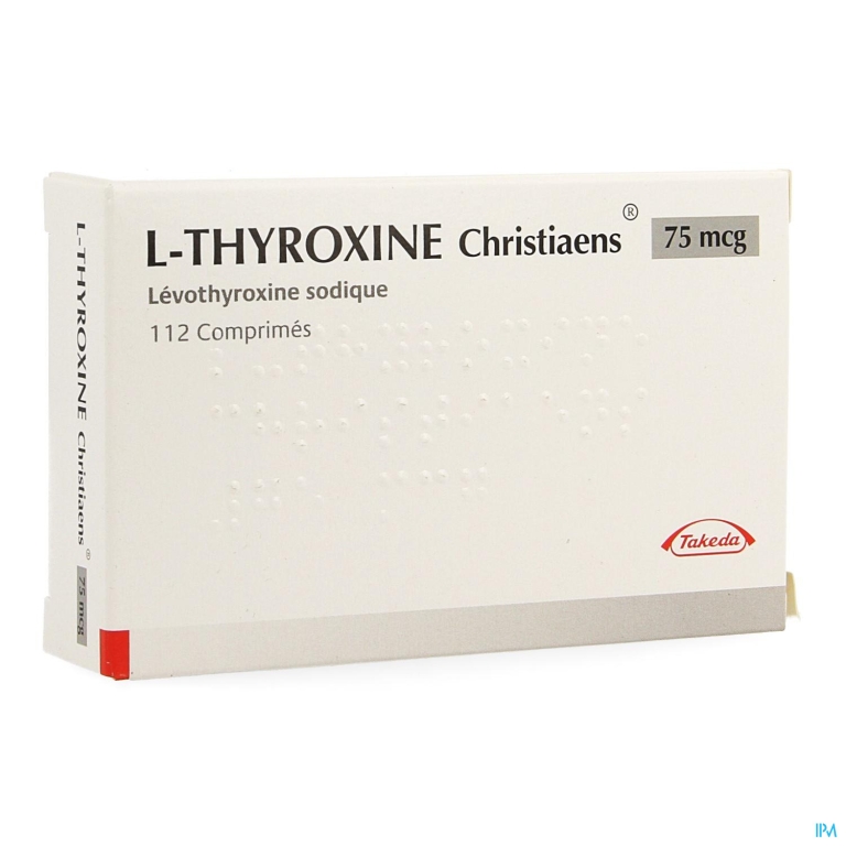 l Thyroxine Christiaens Comp 112×0,075mg