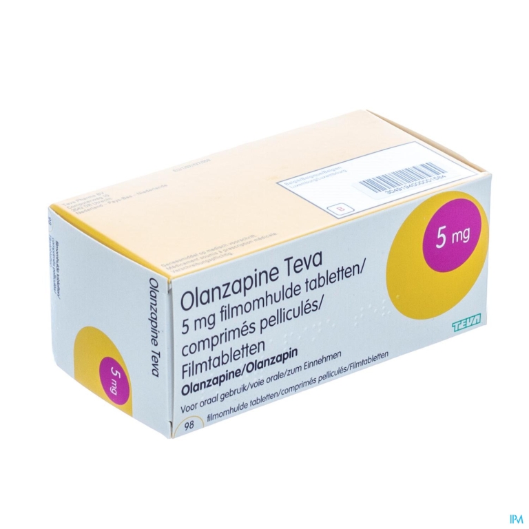 Olanzapine Teva 5mg Filmom Tabl 98 X 5mg