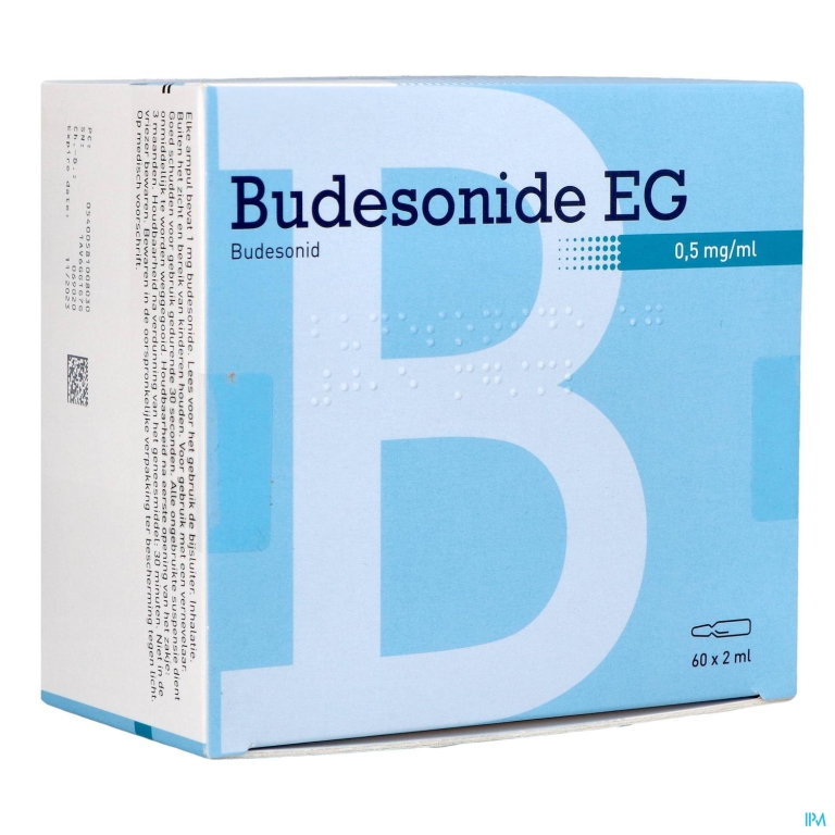 Budesonide EG 0,50Mg/Ml Vernevelsusp Amp 60X2Ml