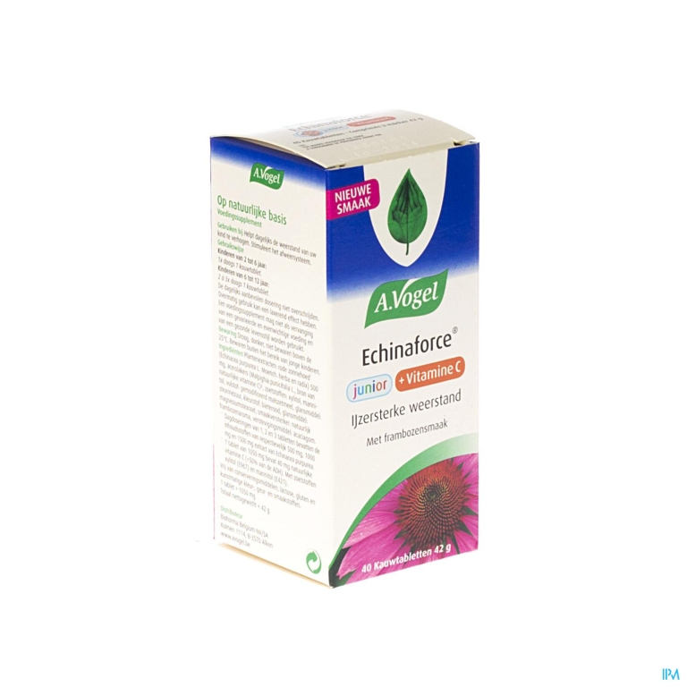 Vogel Echinaforce Junior+vit C Framboos Tabl 40