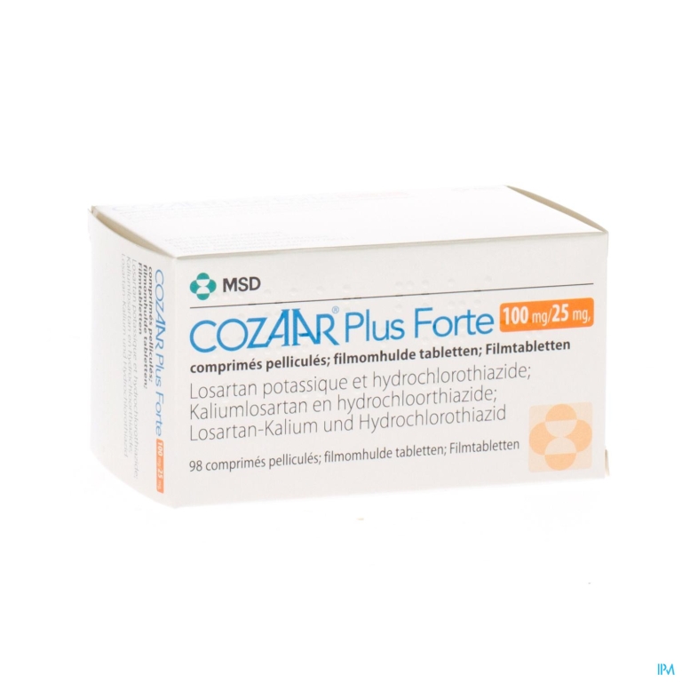 Cozaar Plus Forte 100mg/25mg Comp 98x100mg/25mg