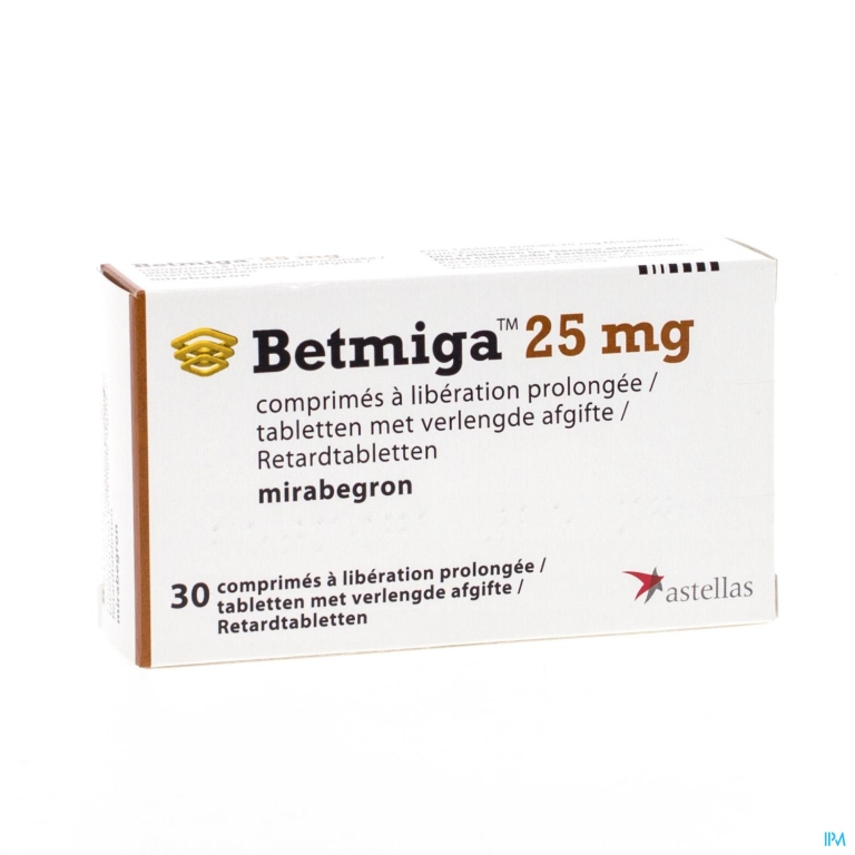 Betmiga Tabl 30 X 25mg