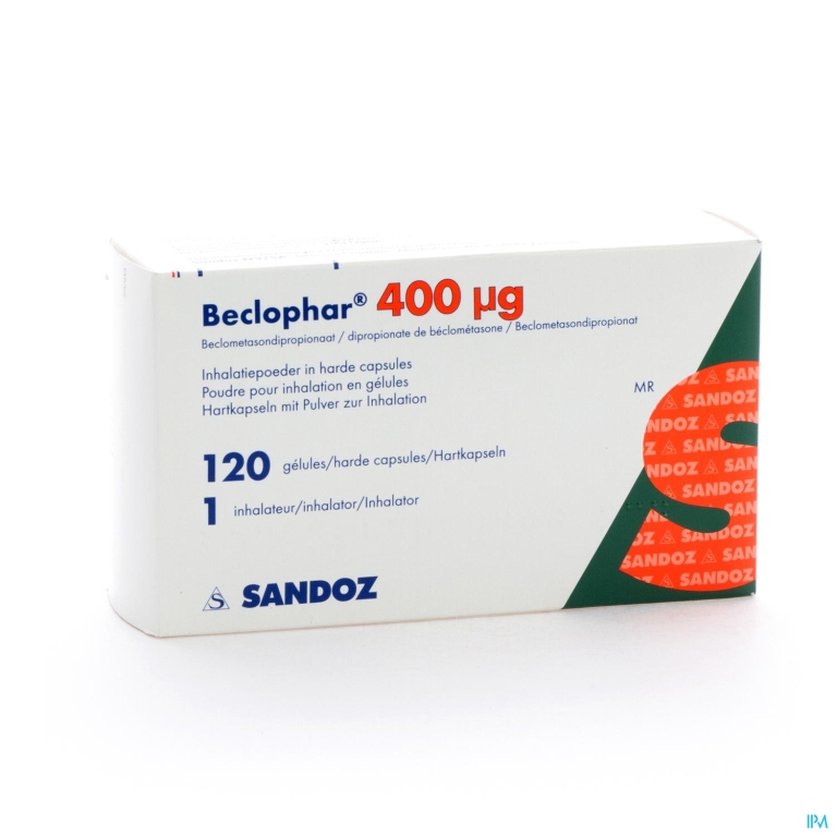 Beclophar Aerolizer 120 X 400 Mcg