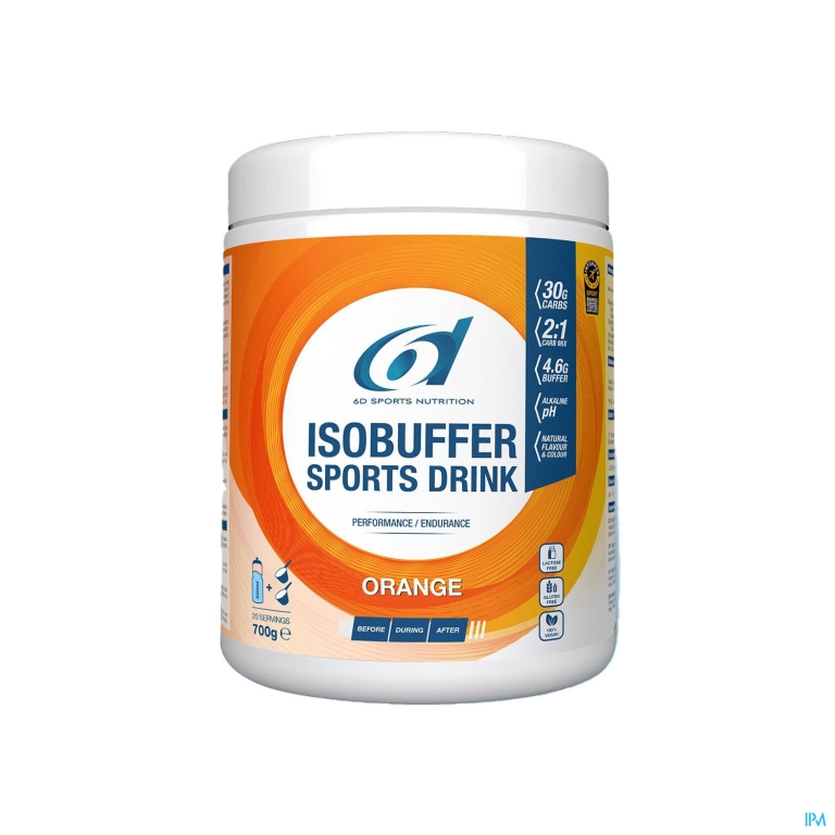 6d Isobuffer Sports Drink Orange 700g