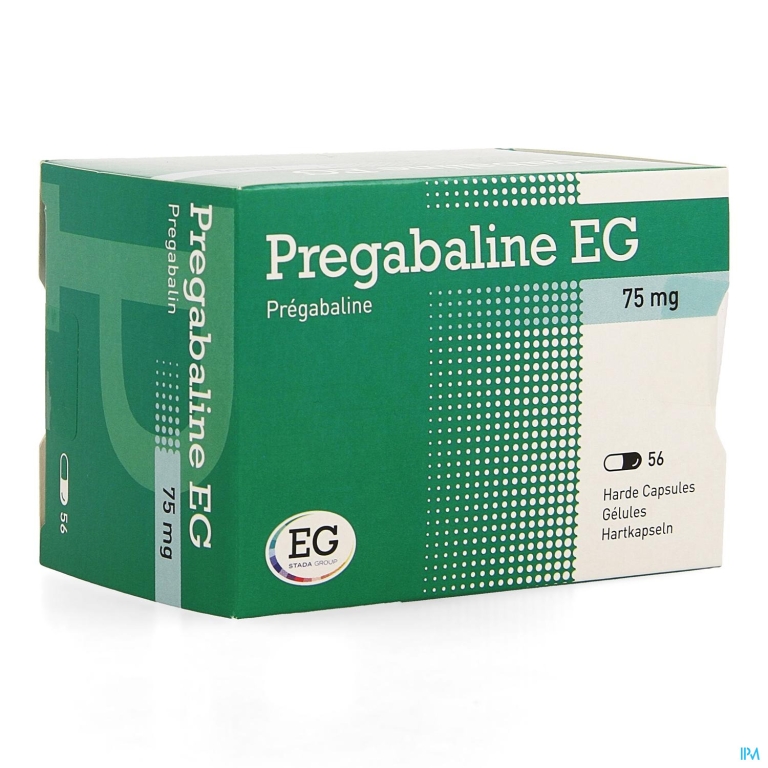 Pregabaline EG  75Mg Harde Caps Blist.  56 X  75Mg