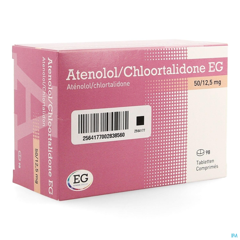 Atenolol Chlortal EG Tabl 98X50Mg/12,5Mg