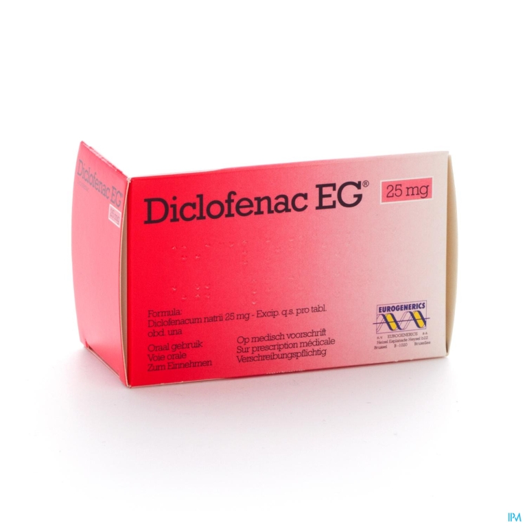 Diclofenac EG Comp  100 X 25 Mg