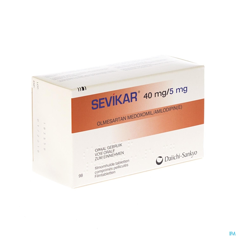 Sevikar 40mg/5mg Filmomh Tabl 98