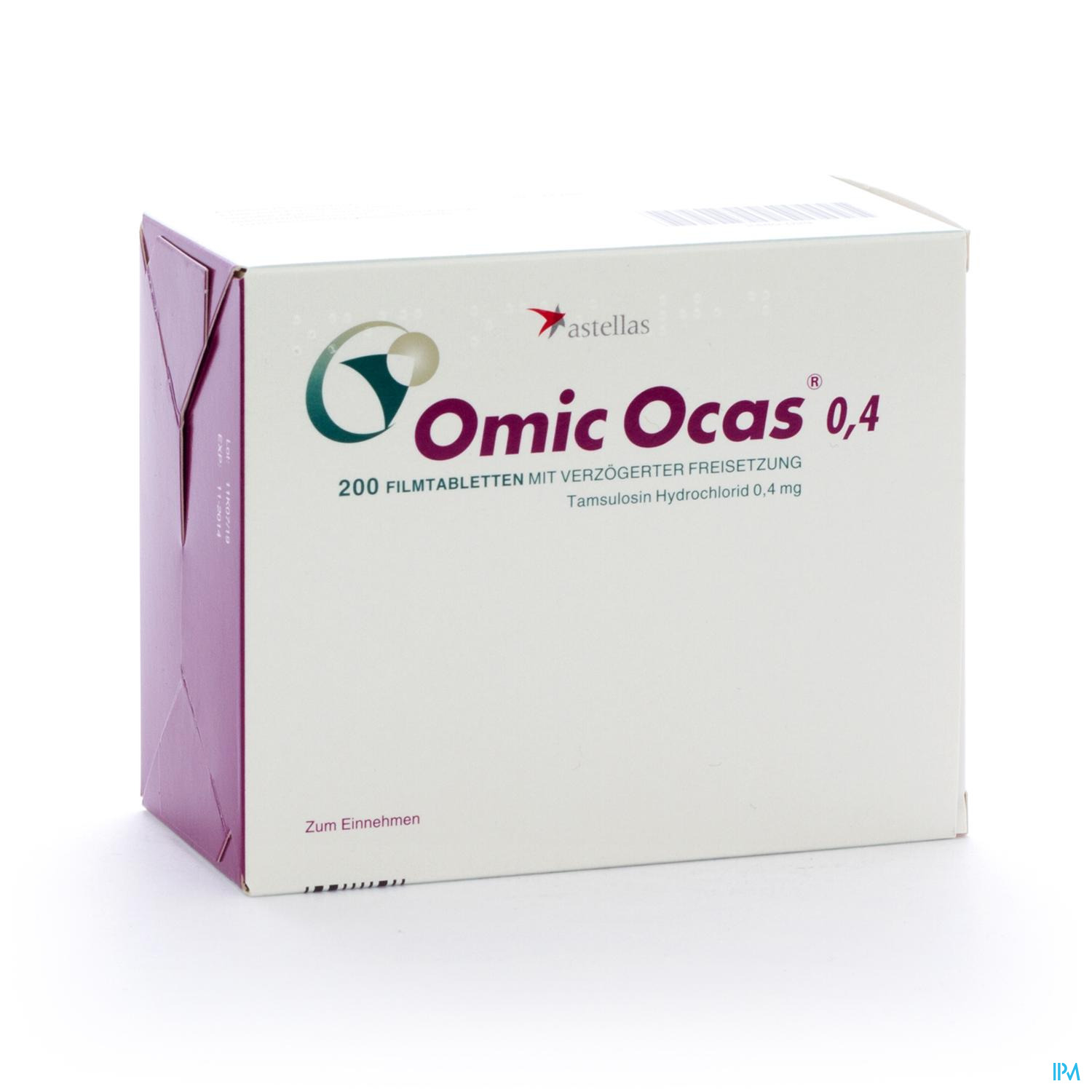 Omic Ocas Astellas Comp 200 X 0,4mg